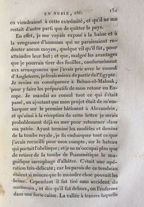 Voyages en Égypte et en Nubie. Tomes I & II (complete set)