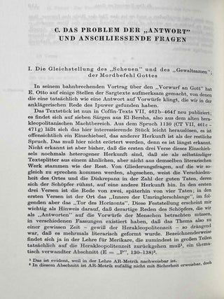 Der Vorwurf an Gott in den "Mahnworten des Ipu-wer" (Pap. Leiden I 344 recto, 11,11 - 13,8; 15,13 - 17,3). Zur geistigen Krise der ersten Zwischenzeit und ihrer Bew&auml;ltigung.