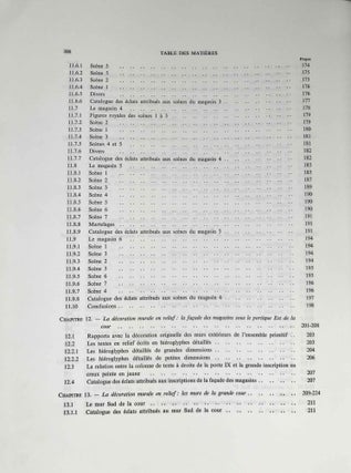 Karnak Nord. Tome VI: Le trésor de Thoutmosis Ier. La décoration. Fasc. 1: Texte. Fasc. 2: Planches (complete set)