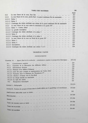 Karnak Nord. Tome VI: Le trésor de Thoutmosis Ier. La décoration. Fasc. 1: Texte. Fasc. 2: Planches (complete set)