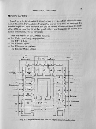 Dendara V-VI: Les cryptes du temple d'Hathor. Vol. I: Traduction. Vol. II: Index phraséologique (complete set)[newline]M3342a-03.jpeg