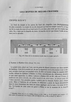 Dendara V-VI: Les cryptes du temple d'Hathor. Vol. I: Traduction. Vol. II: Index phraséologique (complete set)[newline]M3342a-04.jpeg