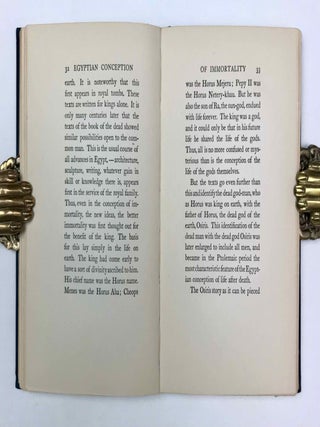 The Egyptian conception of immortality. The Ingersoll lecture, 1911.[newline]M3362a-07.jpeg