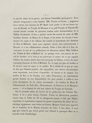 Tombes thébaines. Fasc. 3: Nécropole de Dirâ abû'n-Naga: Le tombeau d'Amonmos (1e et 4e parties, all published): 1e partie (texte)[newline]M3368-04.jpeg