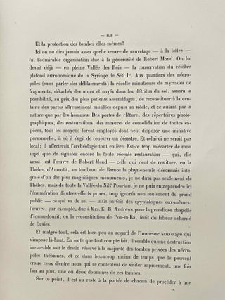 Tombes thébaines. Fasc. 3: Nécropole de Dirâ abû'n-Naga: Le tombeau d'Amonmos (1e et 4e parties, all published): 1e partie (texte)[newline]M3368-08.jpeg