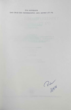 Das Grab des Neferrenpet gen. Kenro (TT 178)