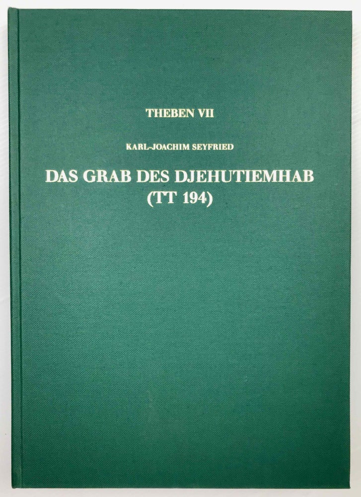 Item #M3373b Das Grab des Djehutiemhab (TT 194). SEYFRIED Karl-Joachim.[newline]M3373b.jpeg
