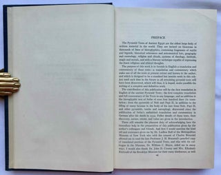 The Pyramid texts. Vol. I, II, III & IV (complete set)[newline]M3376d-04.jpg