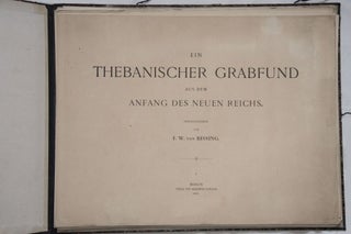 Ein Thebanischer Grabfund aus dem Anfang des Neuen Reichs