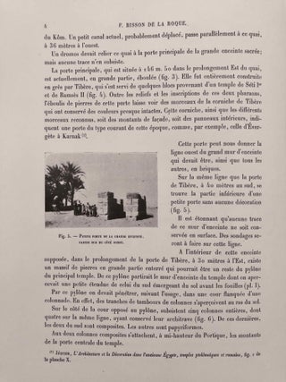 Rapports préliminaires. Tome III. 1e partie: Médamoud (1925). Fouilles. Tome IV. 1e partie: Médamoud (1926). Fouilles.[newline]M3378a-08.jpg