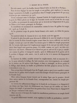 Rapports préliminaires. Tome III. 1e partie: Médamoud (1925). Fouilles. Tome IV. 1e partie: Médamoud (1926). Fouilles.[newline]M3378a-19.jpg
