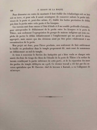 Rapports préliminaires. Tome III. 1e partie: Médamoud (1925). Fouilles. Tome IV. 1e partie: Médamoud (1926). Fouilles.[newline]M3378a-21.jpg