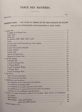 Rapports préliminaires. Tome III. 1e partie: Médamoud (1925). Fouilles. Tome IV. 1e partie: Médamoud (1926). Fouilles.[newline]M3378a-22.jpg