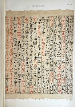 Le papyrus funéraire de Soutimès, d'après un exemplaire hiéroglyphique du Livre des Morts appartenant à la Bibliothèque Nationale, reproduit, traduit et commenté par P. Guieysse et E. Lefébure.