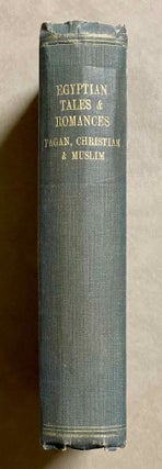 Item #M3382 Egyptian tales and romances. Pagan, Christian and Muslim. BUDGE Ernest Alfred Wallis[newline]M3382-00.jpeg