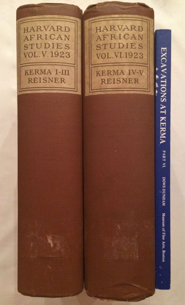 Item #M3408 Excavations at Kerma. Parts I-III & IV-V & VI (complete set). REISNER George Andrew - DUNHAM Dows.[newline]M3408.jpg