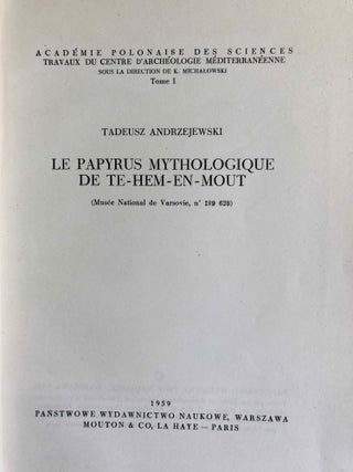 Le papyrus mythologique de Te-Hem-En-Mout (Musée National de Varsovie, n°199 628)[newline]M3409a-02.jpeg