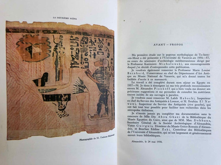 Item #M3409a Le papyrus mythologique de Te-Hem-En-Mout (Musée National de Varsovie, n°199 628). ANDRZEJEWSKI Tadeusz.[newline]M3409a.jpeg
