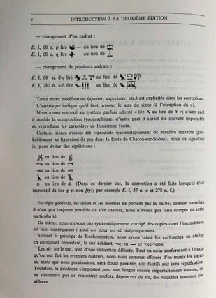 Le temple d'Edfou. Tome I (fasc. 1,2,3,4, complete) & Tome II (fasc. 1 & 2, complete)
