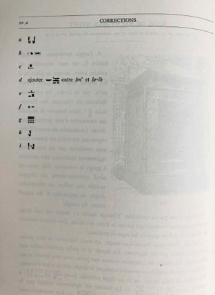 Le temple d'Edfou. Tome I (fasc. 1,2,3,4, complete) & Tome II (fasc. 1 & 2, complete)