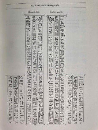 Le temple d'Edfou. Tome I (fasc. 1,2,3,4, complete) & Tome II (fasc. 1 & 2, complete)