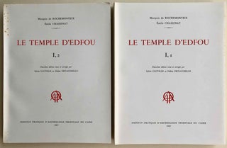Le temple d'Edfou. Tome I (fasc. 1,2,3,4, complete) & Tome II (fasc. 1 & 2, complete)[newline]M3424b-17.jpg