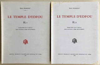 Le temple d'Edfou. Tome I (fasc. 1,2,3,4, complete) & Tome II (fasc. 1 & 2, complete)[newline]M3424b-22.jpg