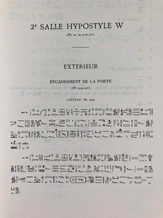 Le temple d'Edfou. Tome I (fasc. 1,2,3,4, complete) & Tome II (fasc. 1 & 2, complete)