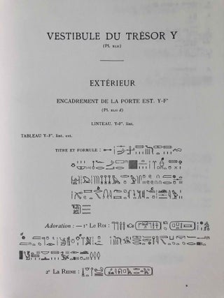 Le temple d'Edfou. Tome I (fasc. 1,2,3,4, complete) & Tome II (fasc. 1 & 2, complete)