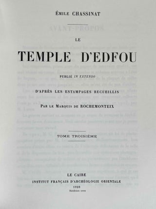 Le temple d'Edfou. Tome III.[newline]M3426d-02.jpeg