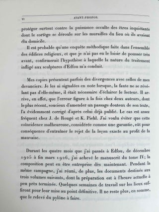 Le temple d'Edfou. Tome III.[newline]M3426d-06.jpeg