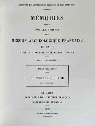 Le temple d'Edfou. Tome V.[newline]M3428a-01.jpeg
