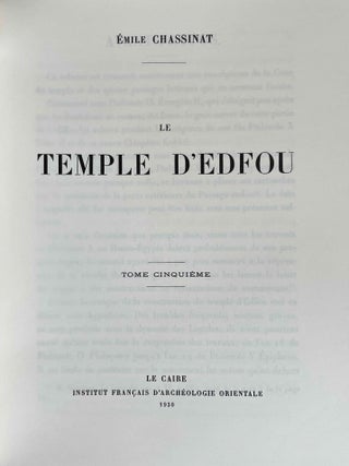 Le temple d'Edfou. Tome V.[newline]M3428a-02.jpeg