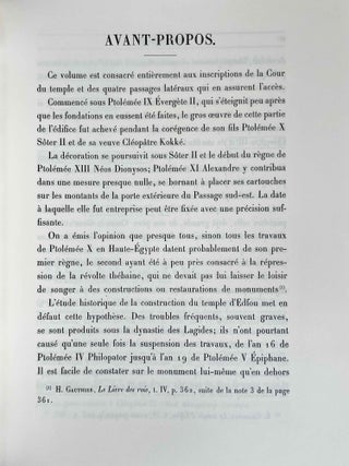 Le temple d'Edfou. Tome V.[newline]M3428a-03.jpeg