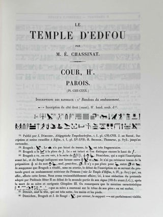 Le temple d'Edfou. Tome V.[newline]M3428a-04.jpeg