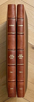 Item #M3438a Maqrîzî - Description topographique et historique de l'Egypte. Tomes I &...
