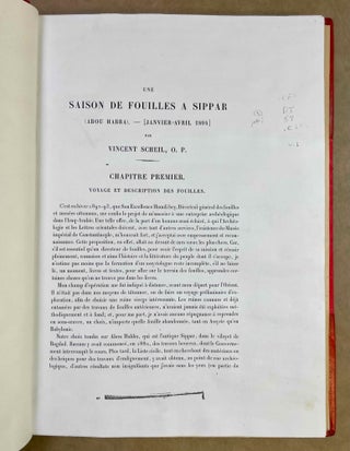 Une saison de fouilles à Sippar (partly XEROX)