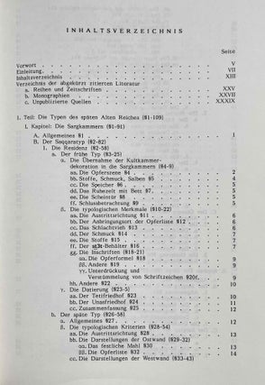 Typologie der Särge und Sargkammern von der 6. bis 13. Dynastie