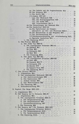 Typologie der Särge und Sargkammern von der 6. bis 13. Dynastie