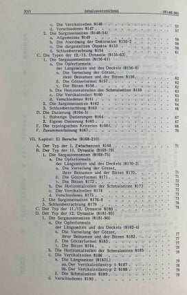 Typologie der Särge und Sargkammern von der 6. bis 13. Dynastie