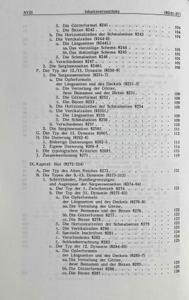 Typologie der Särge und Sargkammern von der 6. bis 13. Dynastie