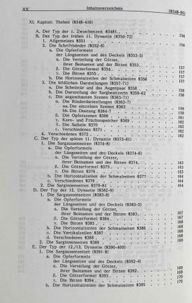 Typologie der Särge und Sargkammern von der 6. bis 13. Dynastie