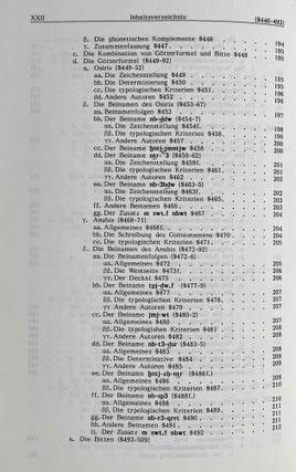 Typologie der Särge und Sargkammern von der 6. bis 13. Dynastie