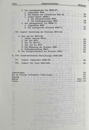 Typologie der Särge und Sargkammern von der 6. bis 13. Dynastie
