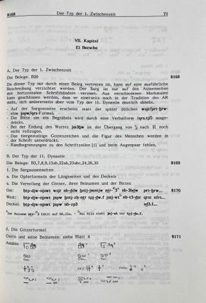 Typologie der Särge und Sargkammern von der 6. bis 13. Dynastie