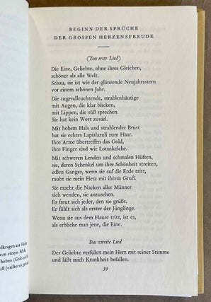 Altägyptische Liebeslieder. Mit Märchen und Liebesgeschichten.[newline]M3493-06.jpeg