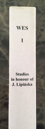Essays in honour of J. Lipinska