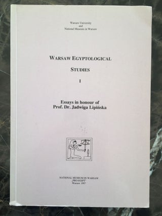 Item #M3493b Essays in honour of J. Lipinska. LIPINSKA Jadwiga - AKSAMIT J., in honorem