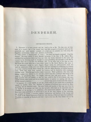 Dendereh. 1898. Edition with extra-plates.[newline]M3504-05.jpg