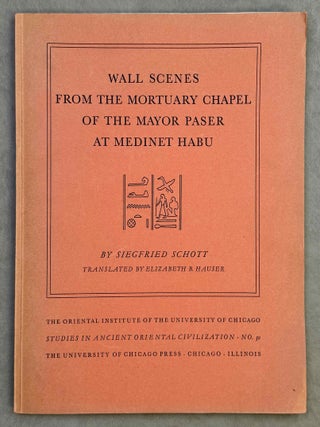 Item #M3533b Wall scenes from the mortuary chapel of the mayor Paser at Medinet Habu. WITH ADDED...[newline]M3533b-00.jpeg
